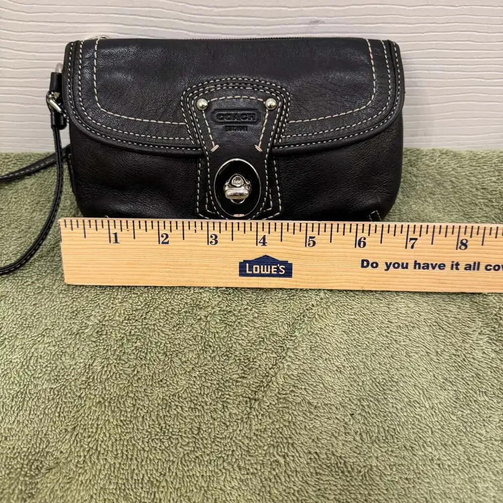 Vintage Y2K Coach Mini Signature Wristlet - Picture 5 of 7